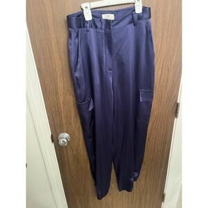 Babaton Refined Satin Cargo Pants, Size 8